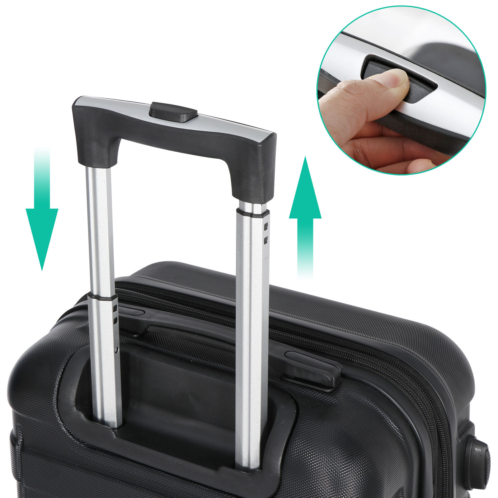 22" Hardside Spinner Carry-On for Travel Luggage