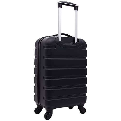 Wrangler 20" Spinner Carry-On Luggage, Black
