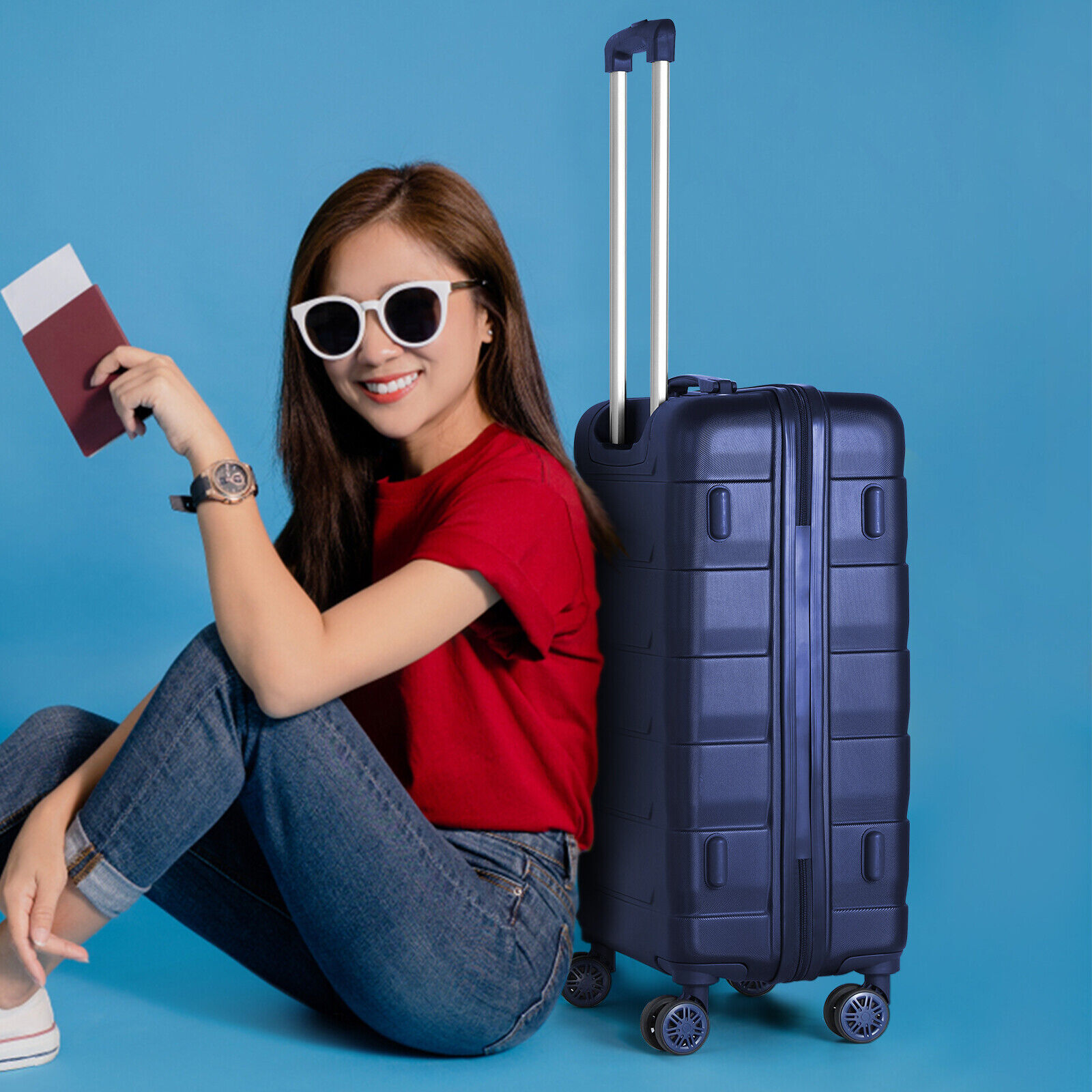 3 Piece Hardshell Spinner Suitcase Set