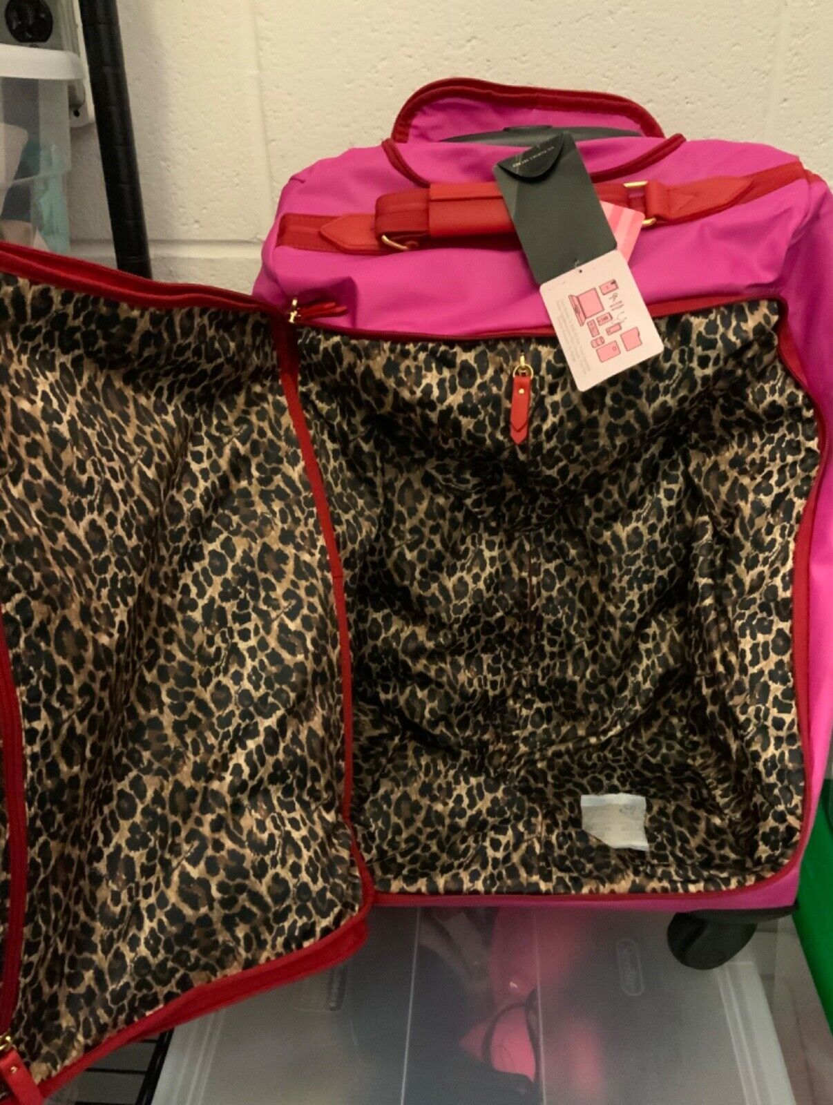 Pink Victoria's Secret Carry On Travel Luggage Bag