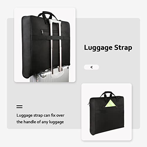 MATEIN Waterproof Hanging Suit Luggage Bag, Black