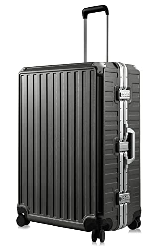 LUGGEX Lightweight Aluminum 28" Zipperless Luggage
