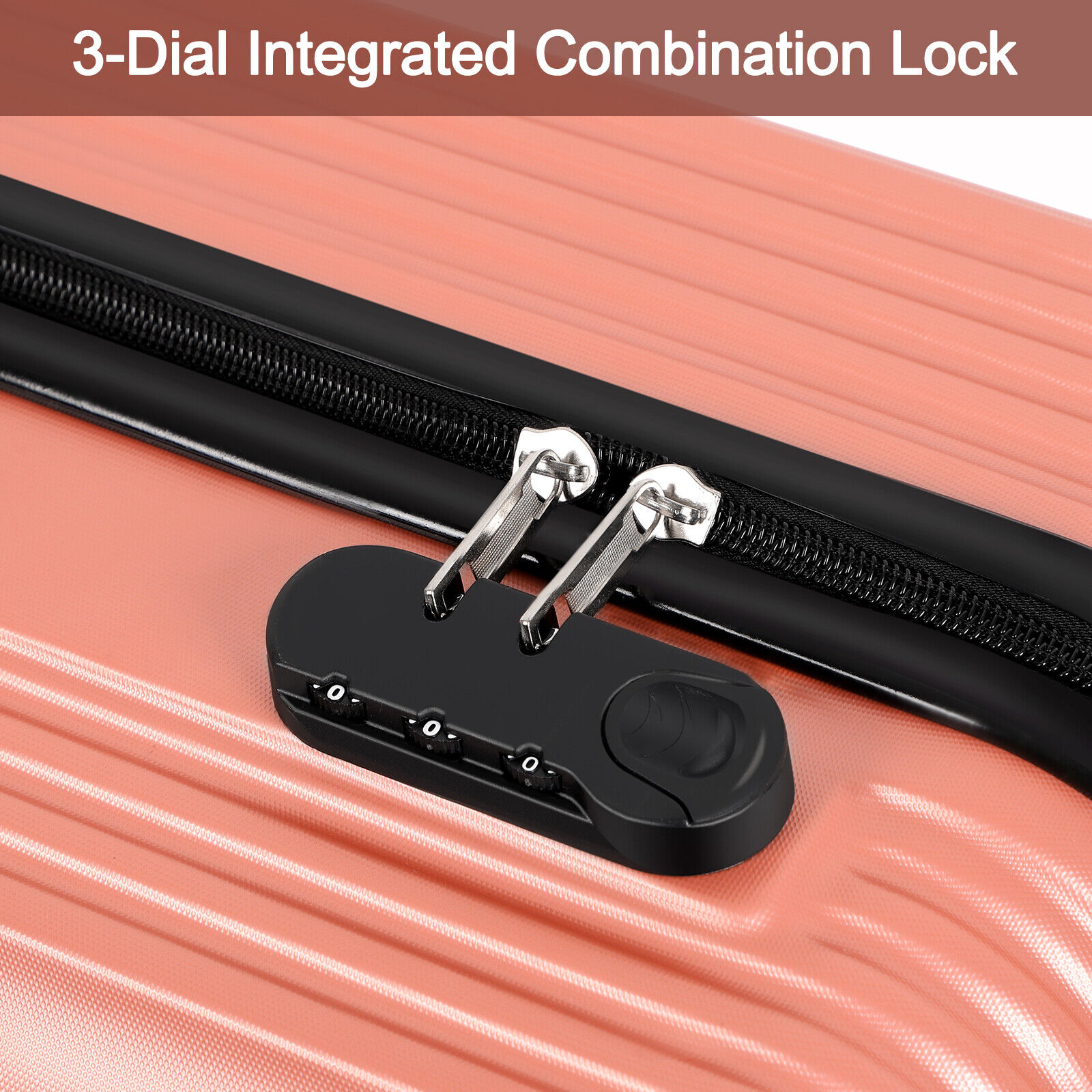 TSA Approved Carry On Hardside Suitcase with Spinner Wheels