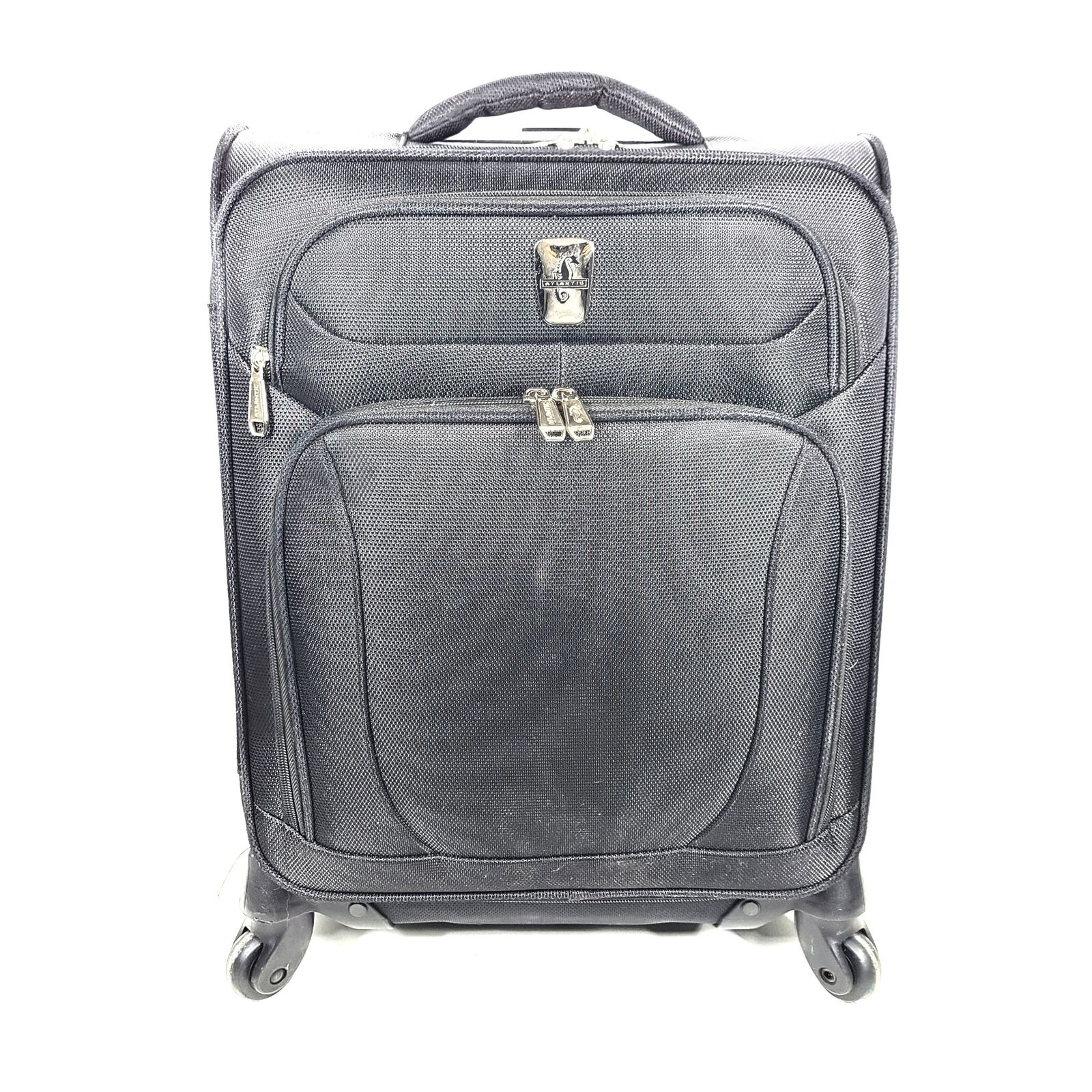 Black Atlantic 20" Soft Shell Spinner Carry-On