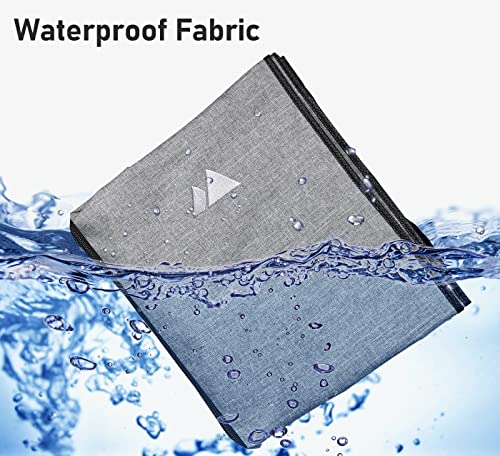 MISSLO 43" Heavy Duty Hanging Garment Bags for Travel Suit Bag for Men Waterproof Oxford Fabric Suit Cover for Traveling Monogrammed Closet Clothes Storage