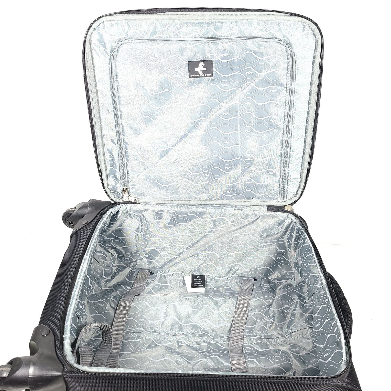 Black Atlantic 20" Soft Shell Spinner Carry-On