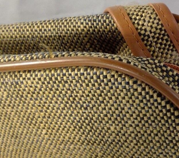 Samsonite suitcase tweed soft shell lightweight keys lock address holder 13"x22"