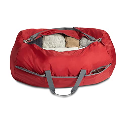 Amazon Basics Red Large Duffel Bag for Travel