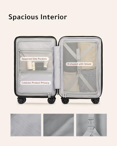 Polycarbonate 28" Spinner Luggage - Expandable & Lightweight