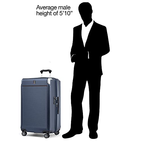 Travelpro Elite Hardside Expandable Spinner Luggage (Navy Blue)