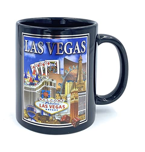 LV Skyline Novelty Mug: Black Coffee Cup Souvenir