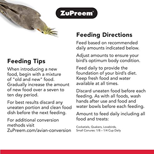 Natural ZuPreem Pellets for Medium Parrots