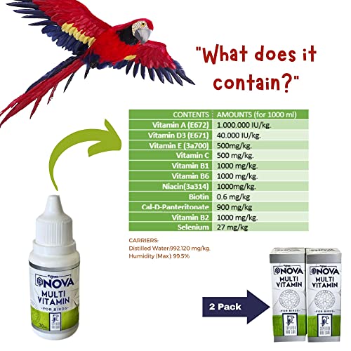 MyBird Nova Multivitamin for Cage Birds, 2 Pack