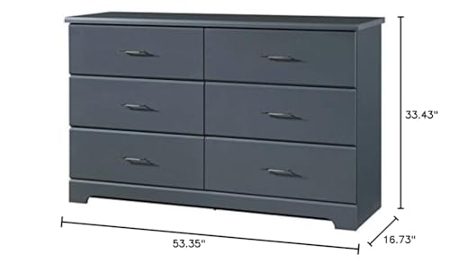 Brookside 6 Drawer Double Dresser for Kids