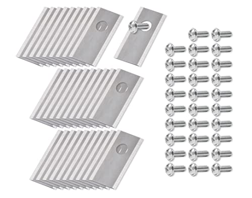 Terre Products, 30 Pack, Robotic Lawn Mower Replacement Blades, Compatible with Worx Landroid Models