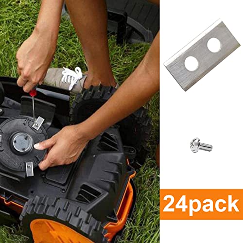 24pack WG794 WA0190 Replacement Blade for Worx Landroid Mower