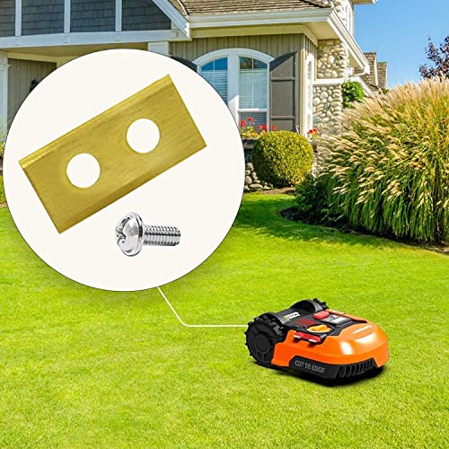 24-Pack Titanium Replacement Blade Kit for Worx Landroid Mower