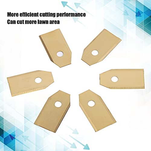 Mower Blades Replacement Electric Groin Hair Trimmer Blade Snap in Replacement Clipper Blades for Husqvarna Automower/Gardena Robotic Lawnmowers(Pack of 45)