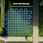 Smart Robotic Lawn Mower with Self-Charging & App Control