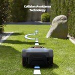 Smart Robotic Lawn Mower with Self-Charging & App Control