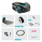 Silent Bluetooth Robotic Lawn Mower for 2700 sq ft