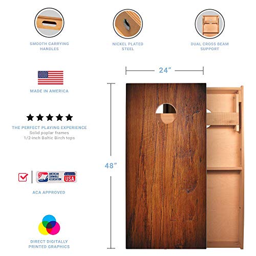 ACA Professional Cornhole Boards - Regulation Star Design