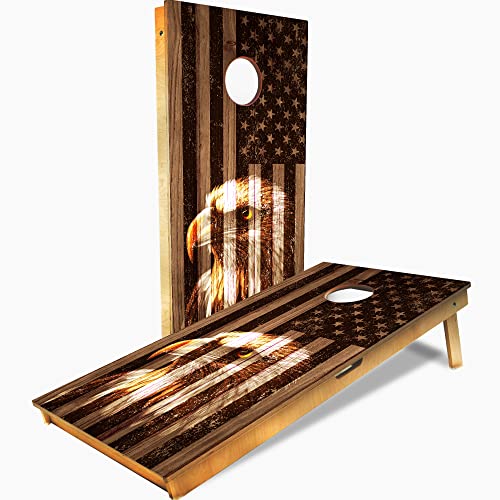 Premium Birch Cornhole Set - 10+ Designs, Handcrafted in USA