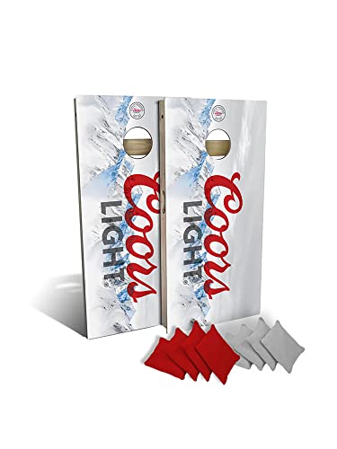 Rustic Paint Blue SW Cornhole Set: Regulation Size