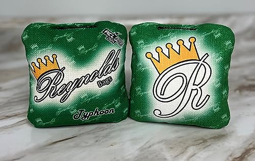 Green Reynolds Typhoon Cornhole Bags