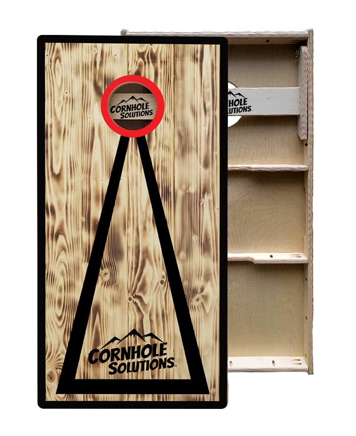 Tournament Grade Cornhole Set - Burnt Triangle