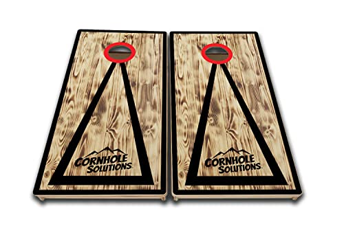 Tournament Grade Cornhole Set - Burnt Triangle