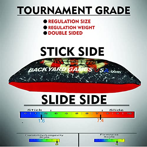 Professional Regulation Cornhole Bags - Blue/Red Merica