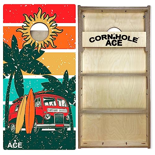 Beach Van Pro Cornhole Boards - No Bounce!