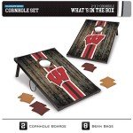 Wisconsin Badgers Deluxe Cornhole Set, 2' x 3