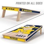 Michigan Wolverines 2' x 4' Cornhole Game Set