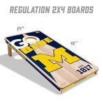 Michigan Wolverines 2' x 4' Cornhole Game Set