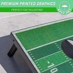 Football Design Cornhole Game Set with Carry Case