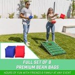 Football Design Cornhole Game Set with Carry Case