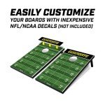 Football Design Cornhole Game Set with Carry Case