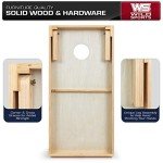 San Francisco 49ers Wood Tournament Cornhole Set