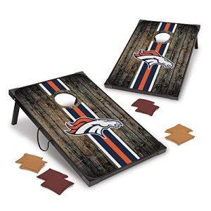 NFL Denver Broncos Deluxe Cornhole Set, 2' x 3