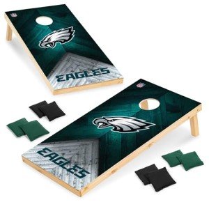Philadelphia Eagles Solid Wood Cornhole Set 2' x 4