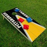Pittsburgh Cornhole Board Wraps - Set of 2