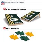 Green Bay Packers Solid Wood Cornhole Set