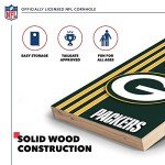 Green Bay Packers Solid Wood Cornhole Set