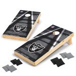 Las Vegas Raiders Wood Tournament Cornhole Set