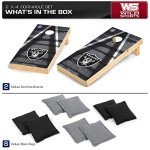 Las Vegas Raiders Wood Tournament Cornhole Set