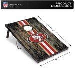 NFL San Francisco 49ers Deluxe Cornhole Set