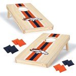 Denver Broncos Travel Size Cornhole Set - HD Graphics