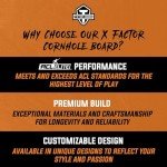 Titan X Factor Cornhole Boards - Built-in Handles, Outdoor Game